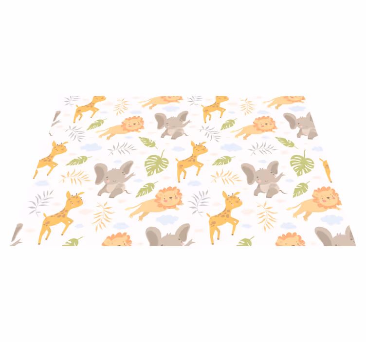Adorable creature motifs otroški pogrinjek za mizo - TenStickers