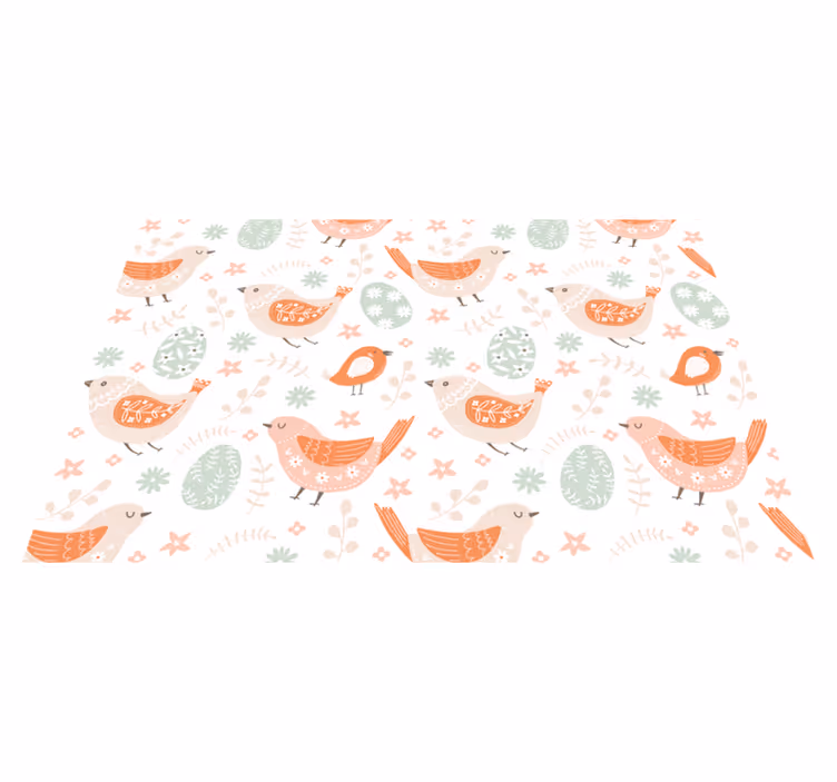 Charming bird patterns otroški pogrinjek za mizo - TenStickers