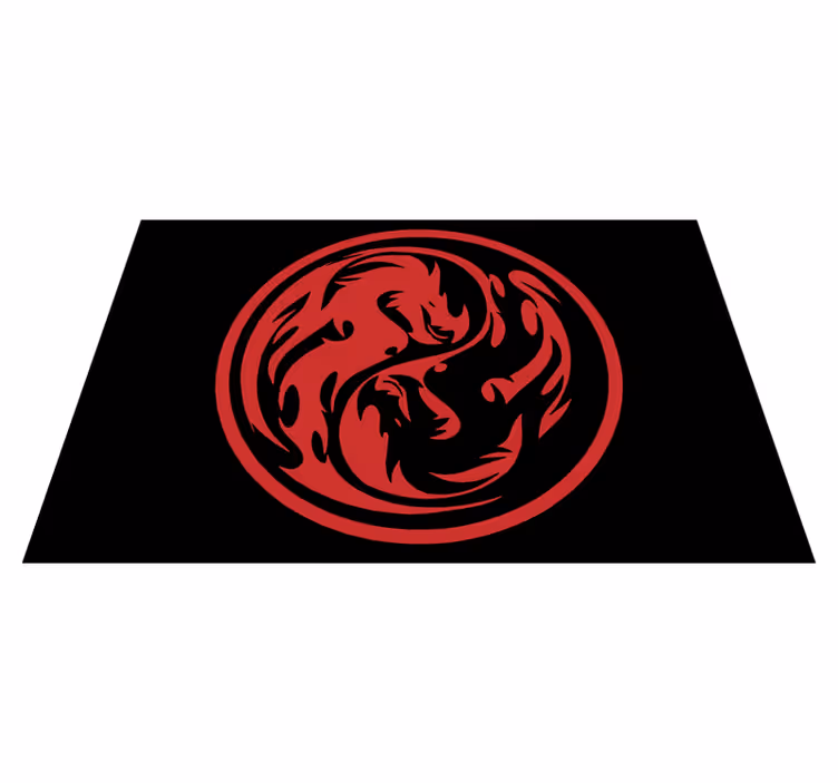 Dragon emblem motif izvirna jedilna podloga - TenStickers