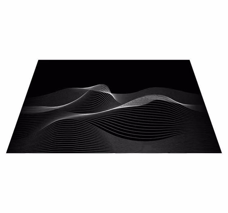 Wavy line patterns teksturni pogrinjek - TenStickers