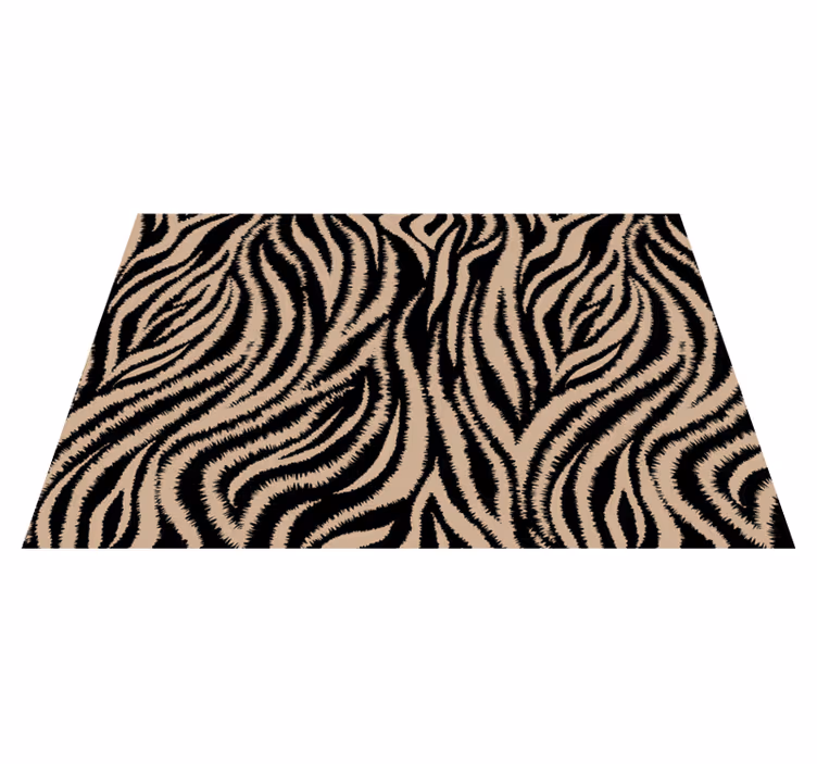 Zebra patterned surface teksturna pogrinjek - TenStickers