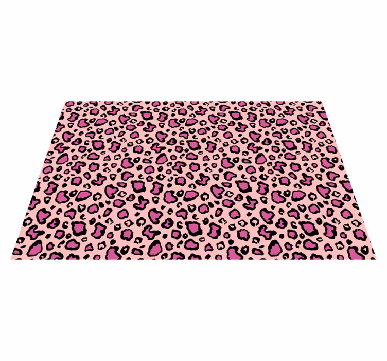 Pink leopard pattern izvirna jedilna podloga - TenStickers