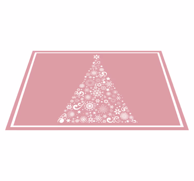 Celebratory tree motif božični pogrinjek - TenStickers
