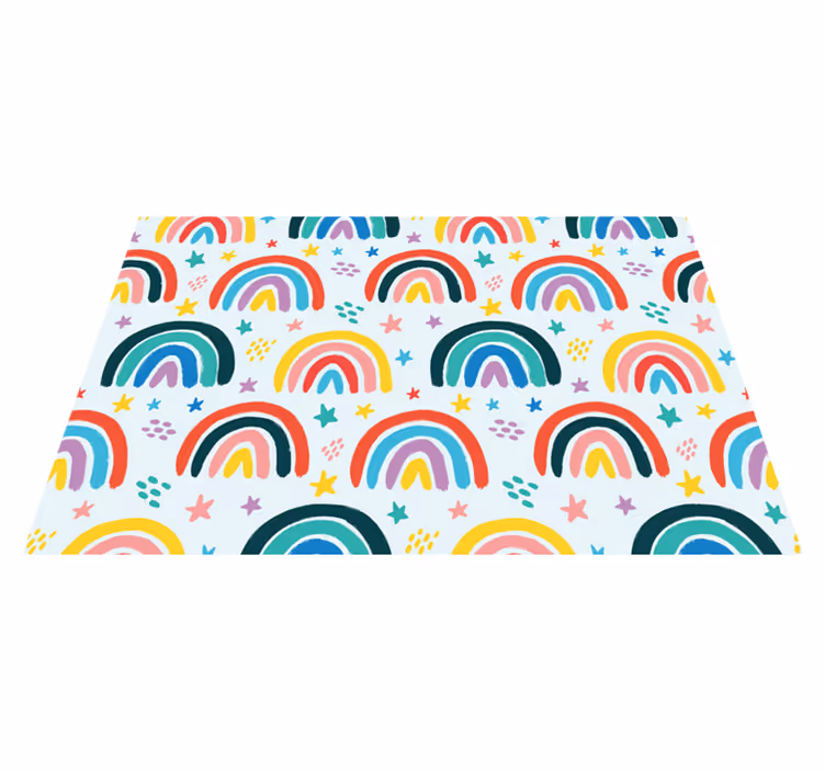 Lively rainbow elements otroški pogrinjek za mizo - TenStickers