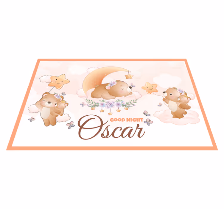Bears with stars otroški pogrinjek za mizo - TenStickers