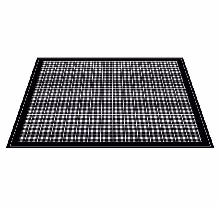 Checked table top z teksturnim pogrinjkom - TenStickers