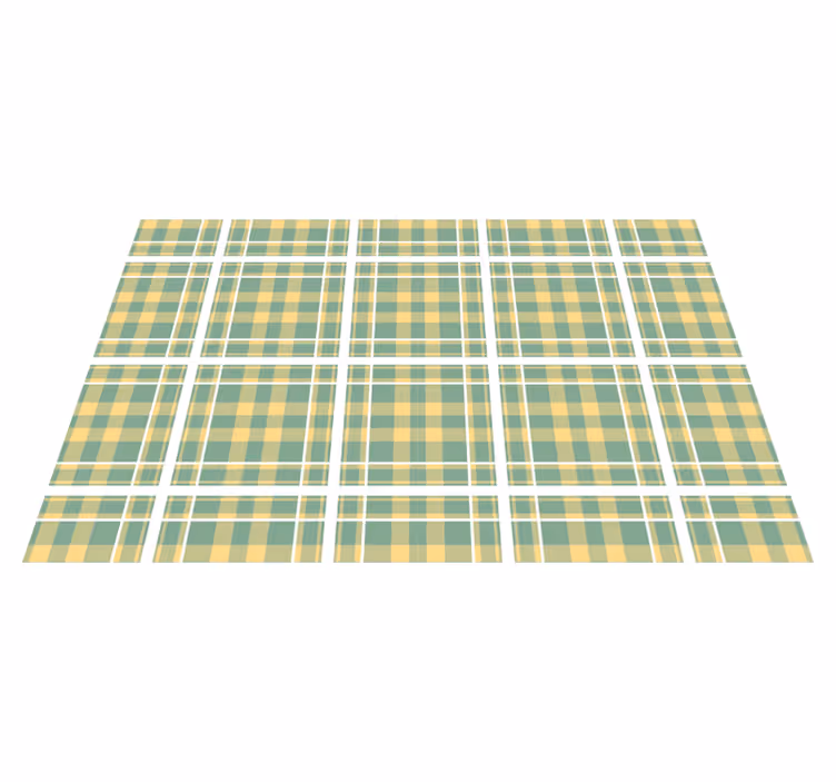Checkered pattern textile teksturna pogrinjek - TenStickers