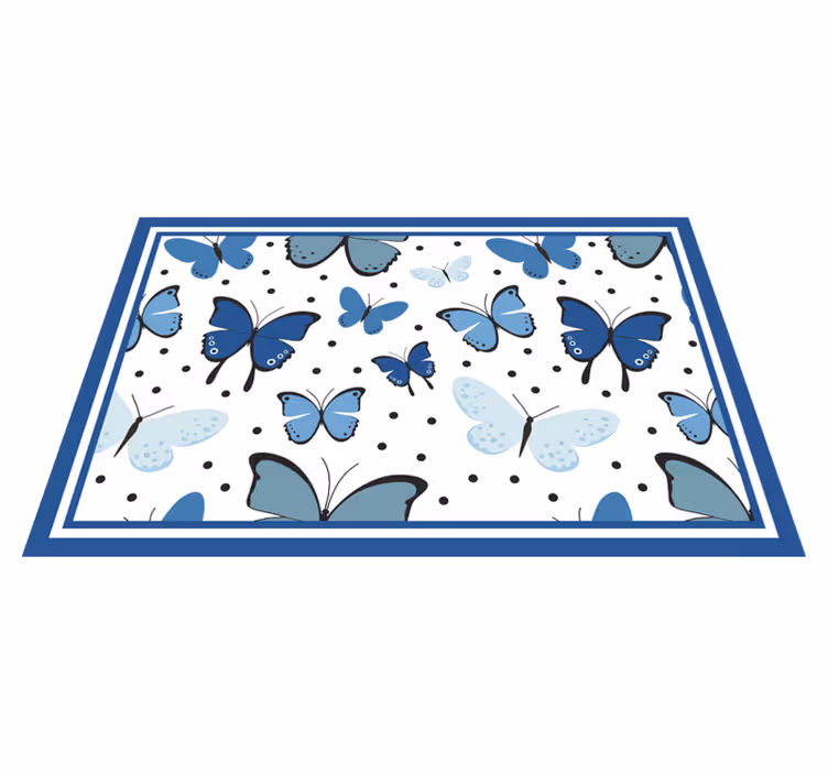 Butterfly pattern display otroški pogrinjek za mizo - TenStickers