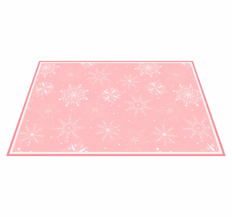 Snowflake textured surface božična pogrinjek - TenStickers