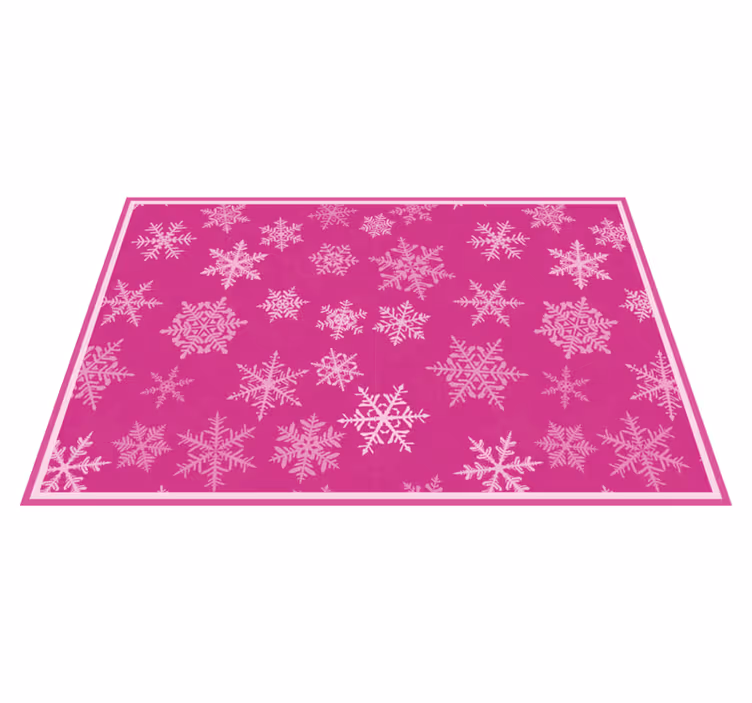 Snowflake textured finish božični pogrinjek - TenStickers
