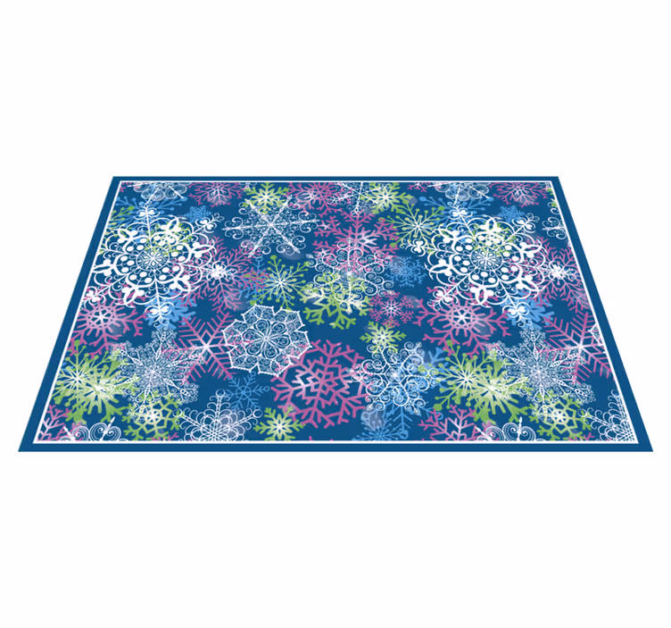 Snowflake pattern winter božični pogrinjek - TenStickers