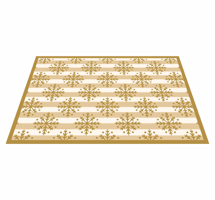 Snowflake patterned overlay božični pogrinjek - TenStickers