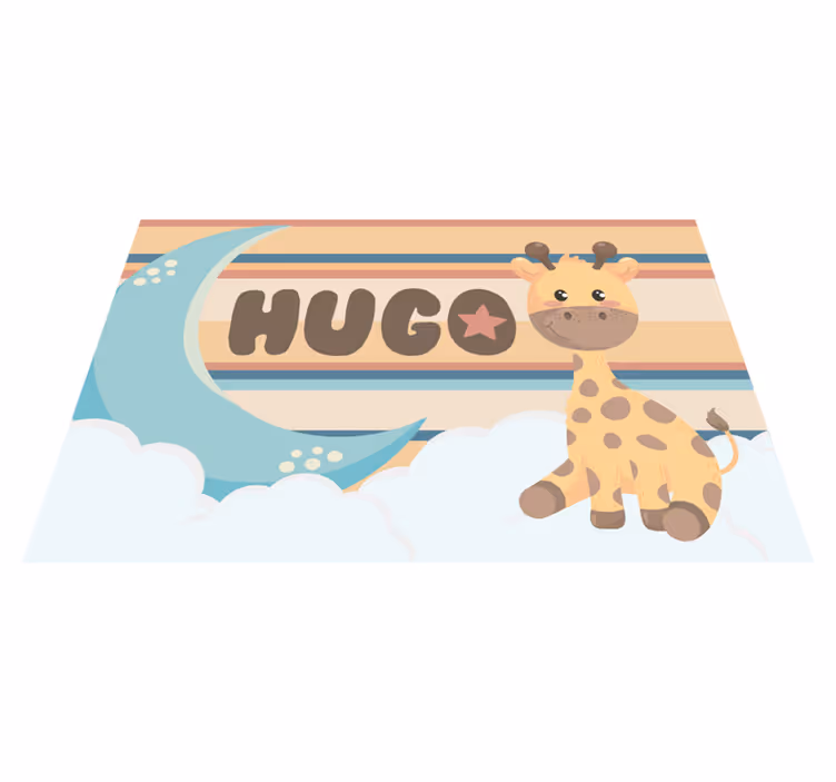 Adorable giraffe figure otroški pogrinjek za mizo - TenStickers
