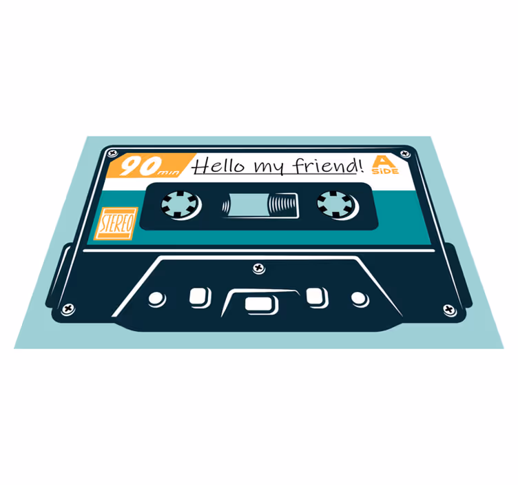 80 -letni kasetofon z besedili - TenStickers