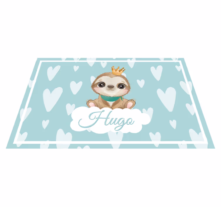 Cute sloth illustration otroški pogrinjek za mizo - TenStickers