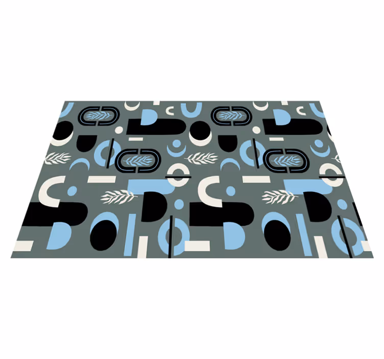 Geometric pattern composition sodobno preprogo - TenStickers