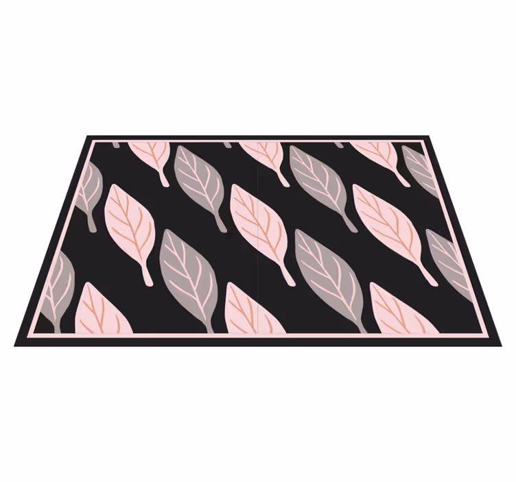 Leaf pattern aesthetics teksturni pogrinjek - TenStickers