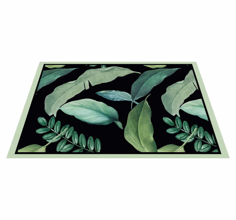 Leaf motif creation teksturna pogrinjek - TenStickers