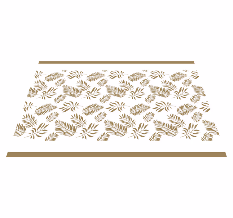 Elegant leaf inspiration teksturni pogrinjek - TenStickers
