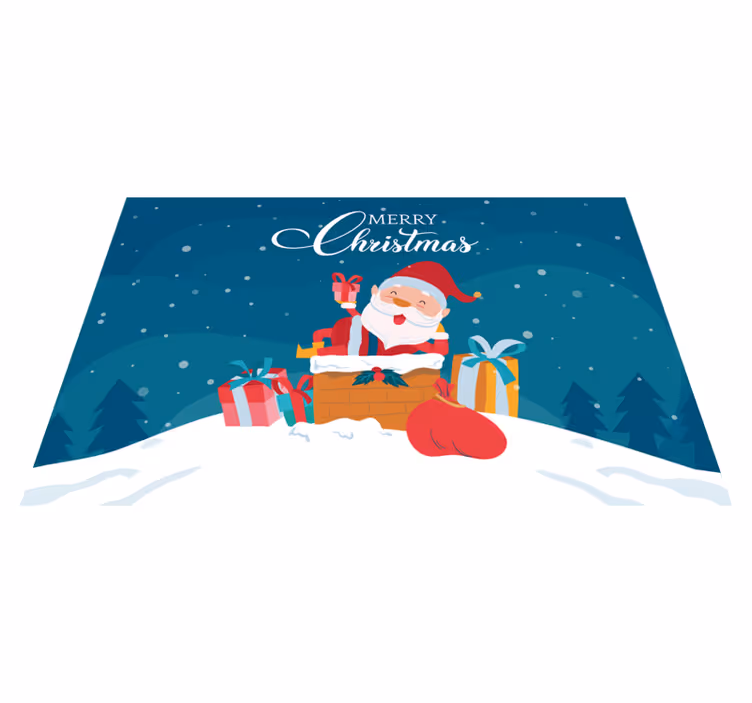 Santa claus gifts za božične pogrinjke - TenStickers