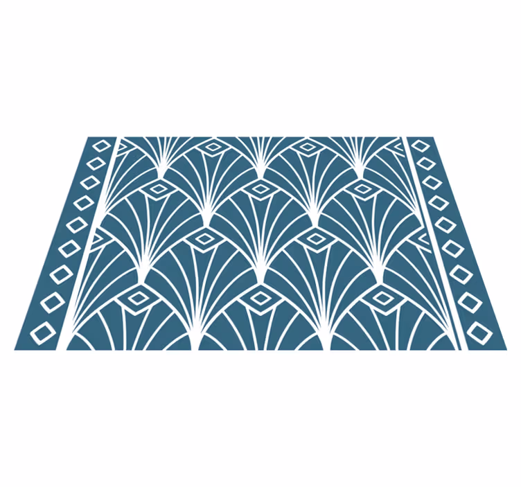 Stylish floral pattern moderno podstavki - TenStickers