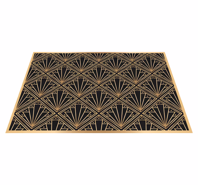 Art deco pattern teksturna pogrinjek - TenStickers
