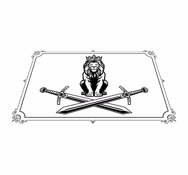 Lion king emblem izvirna jedilna podloga - TenStickers