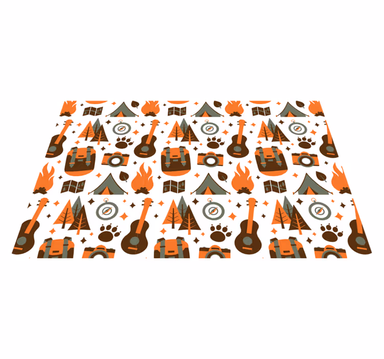 Camping adventure elements otroški pogrinjek za mizo - TenStickers