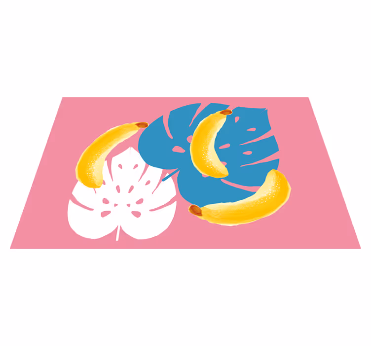 Tropical banana motif otroški pogrinjek za mizo - TenStickers
