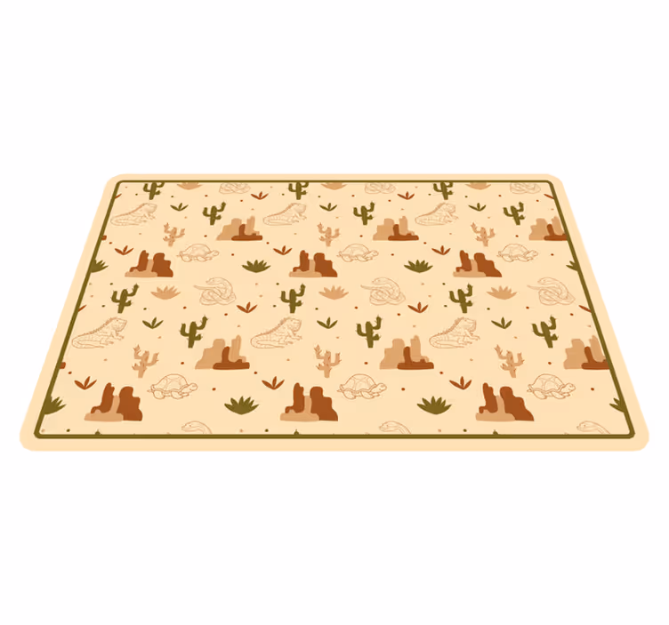 Desert animals theme otroški pogrinjek za mizo - TenStickers