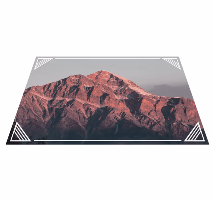 Mountain landscape serenity sodobno prekrivanje - TenStickers