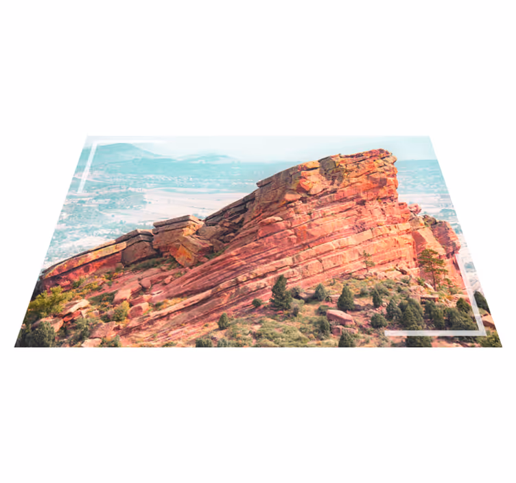 Majestic rock formation sodobno preprogo - TenStickers