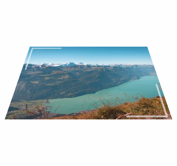 Zasnežene gore Izvirna jedilna podloga - TenStickers