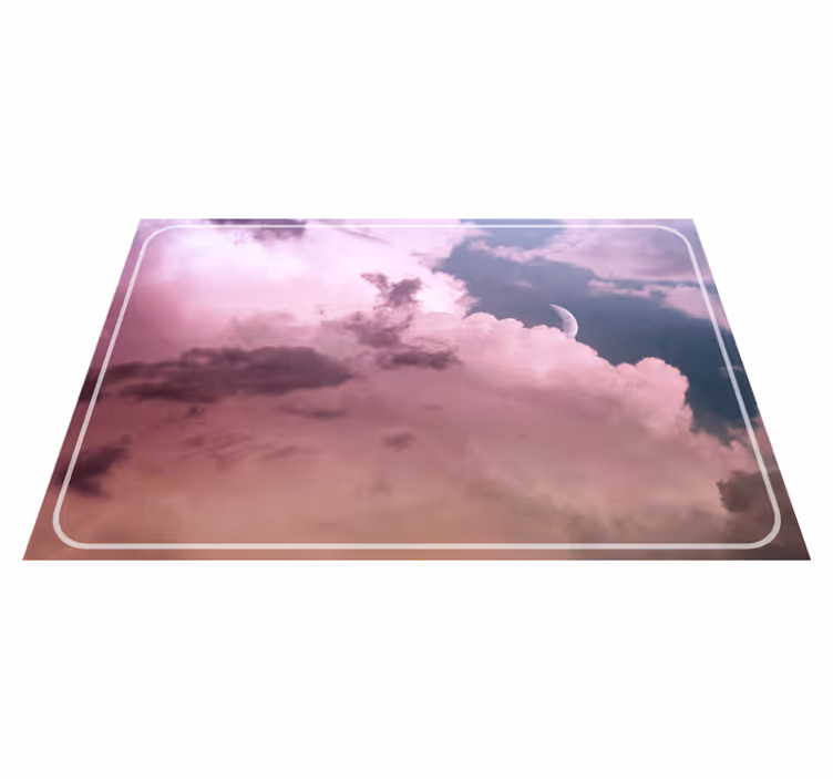 Cloudy sky moon moderno pogrinjanje - TenStickers