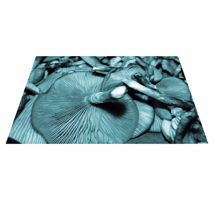 Mushroom close-up teksturna pogrinjek - TenStickers