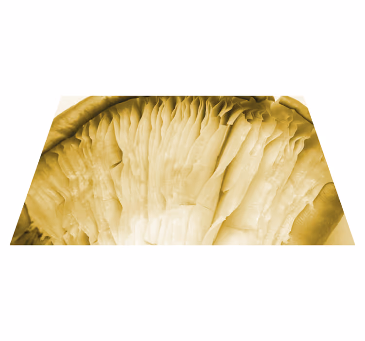 Curved leaf layers teksturna pogrinjek - TenStickers