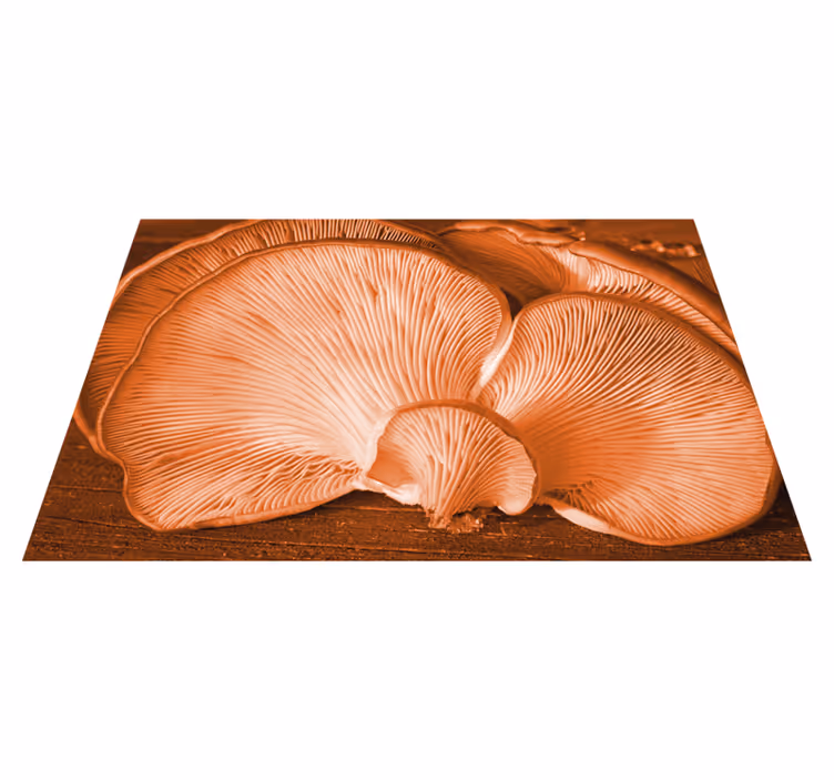 Mushroom kitchen elements teksturna pogrinjek - TenStickers