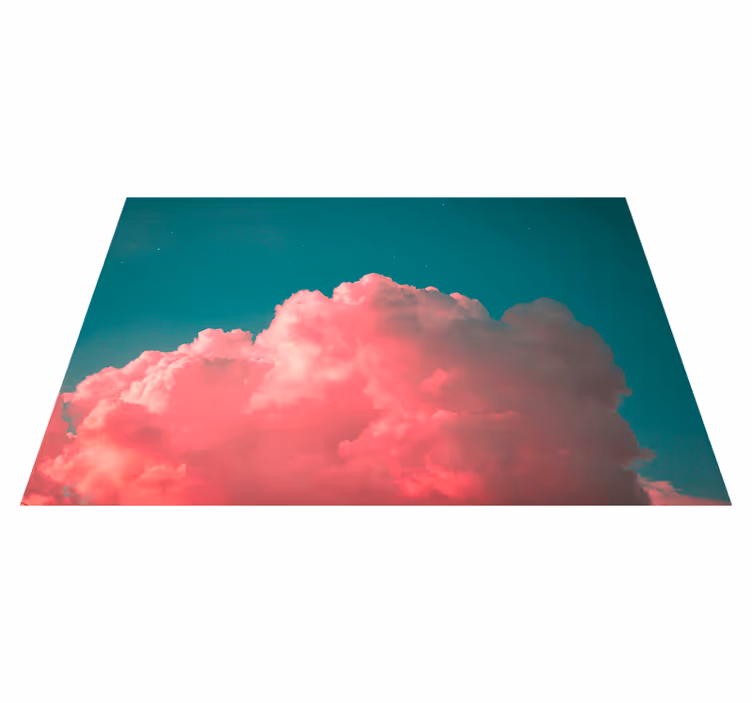 Pink cloud blush moderno podložje - TenStickers