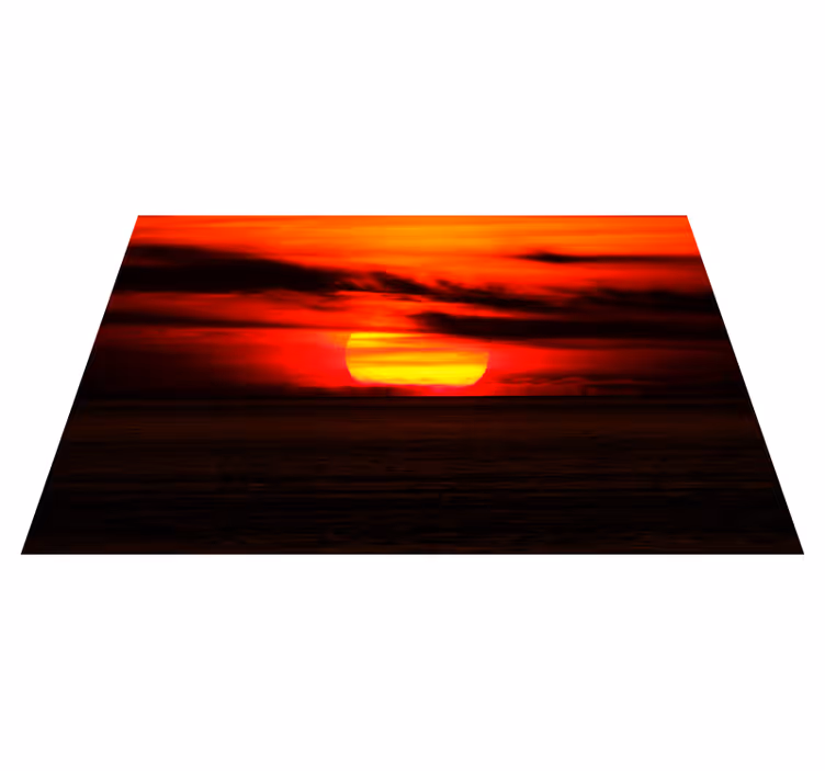 Sunset over ocean elegantna pogrinjek - TenStickers