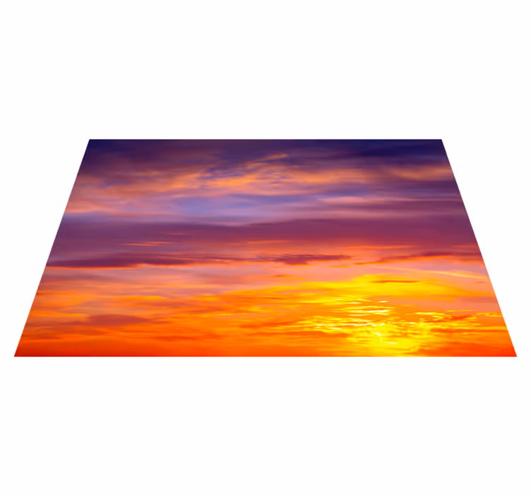 Sunset horizon view moderno postavljanje mize - TenStickers