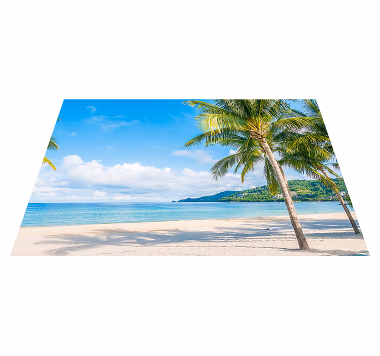 Izvirna jedilna podloga tropska sanjska plaža - TenStickers