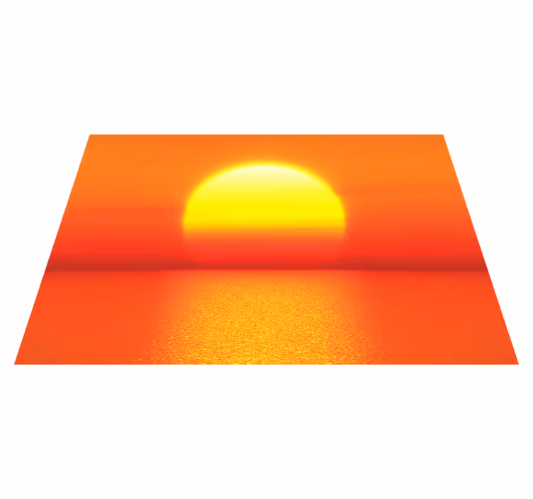 Sunset horizon moderno preprogo - TenStickers