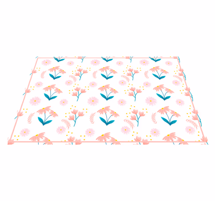 Floral patterned art izvirna jedilna podloga - TenStickers