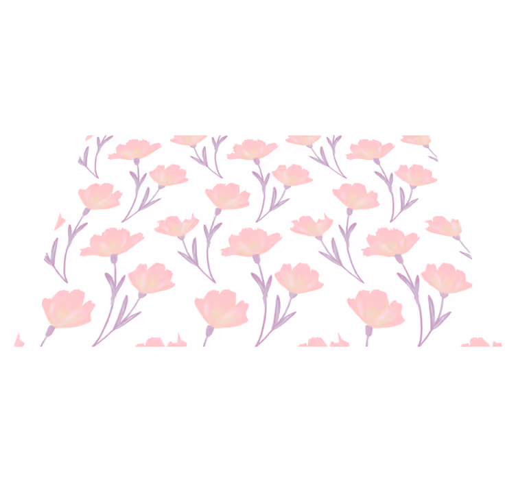 Pink floral concept izvirna jedilna podloga - TenStickers