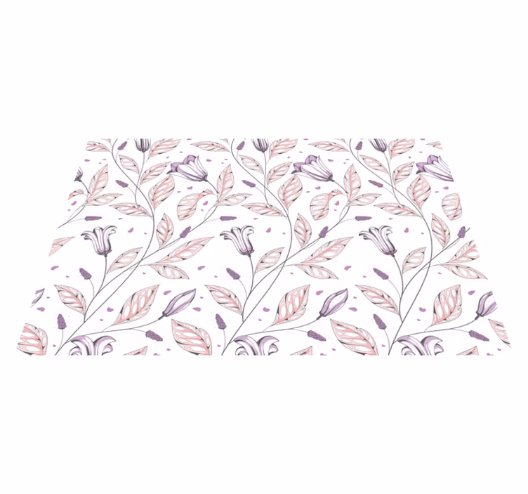 Floral pattern art izvirna jedilna podloga - TenStickers