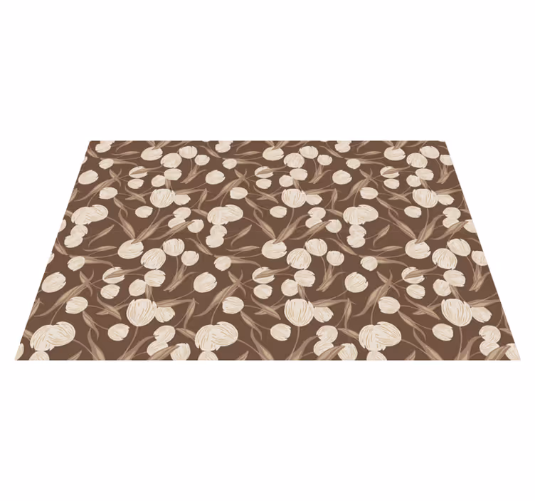 Botanical print table cover izvirna jedilna podloga - TenStickers