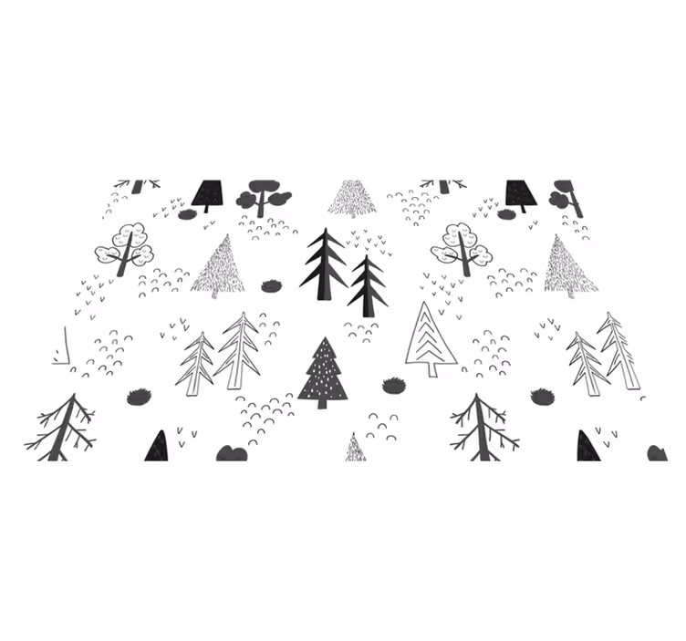 Nature inspired pattern teksturni pogrinjek - TenStickers