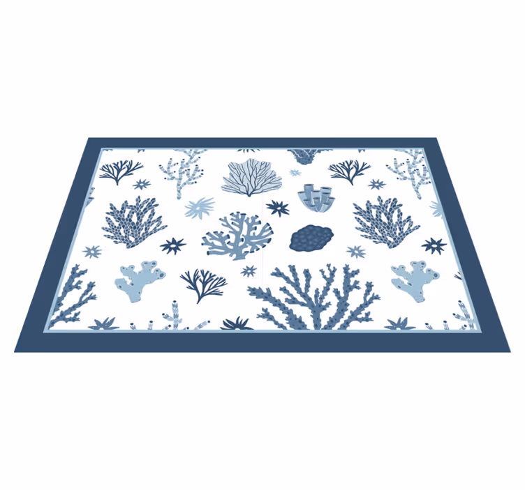 Coral and sea plants teksturni pogrinjek - TenStickers