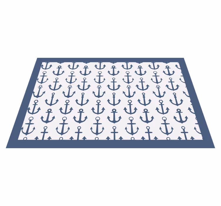 Anchor patterned surface izvirna jedilna podloga - TenStickers