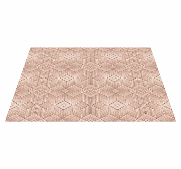 Geometric wood pattern teksturna pogrinjek - TenStickers